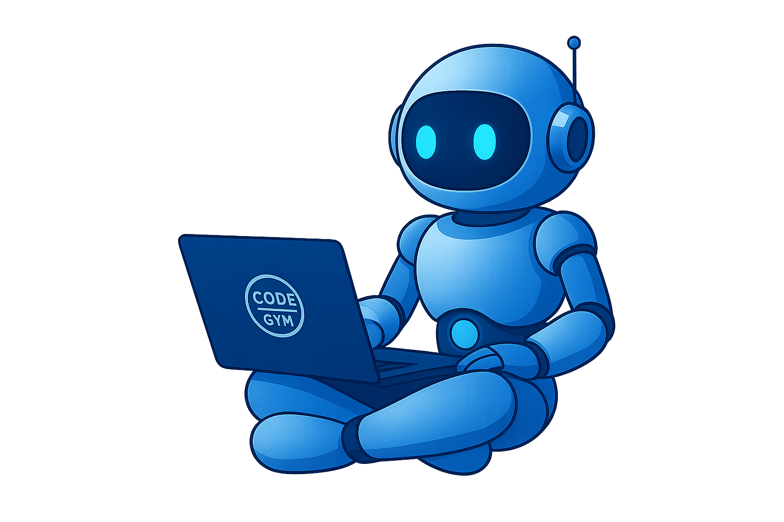 Robot with Laptop